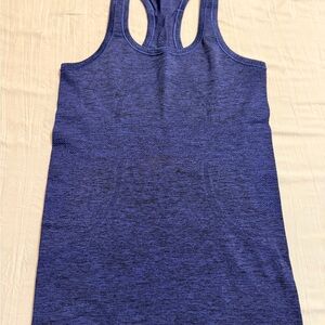 lululemon athletica Heathered Blue Tank Top